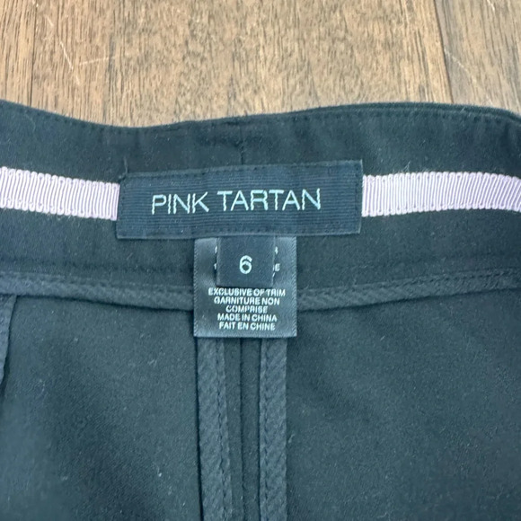 Pink Tartan Wide-Leg Pants Sz. 6 - Picture 4 of 5